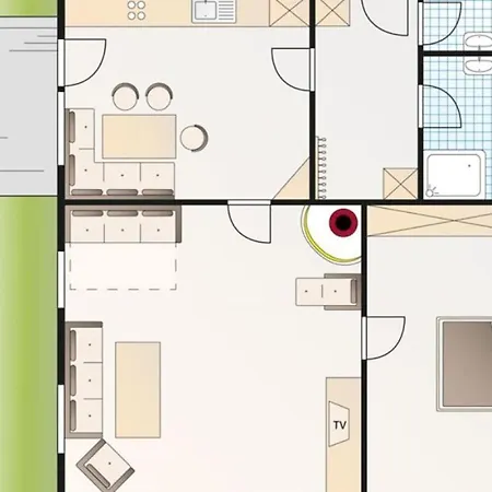 With 2 Bedrooms Hébergement de vacances